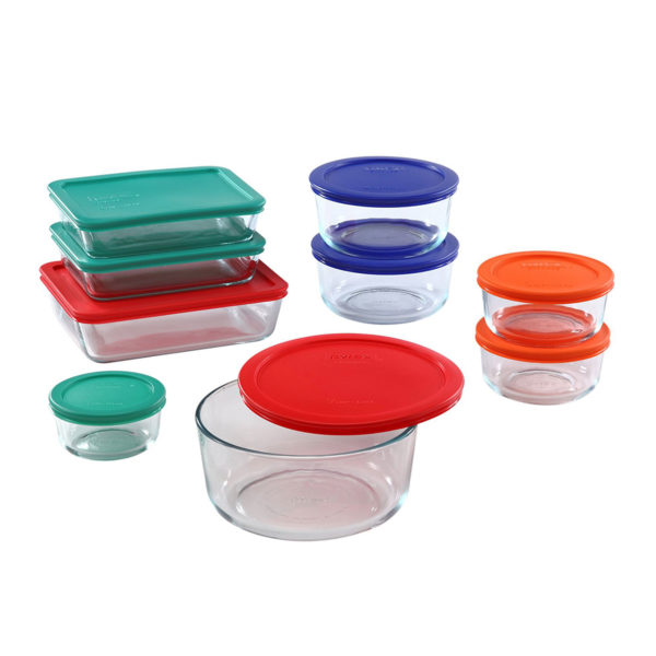 Glass Tupperware Containers