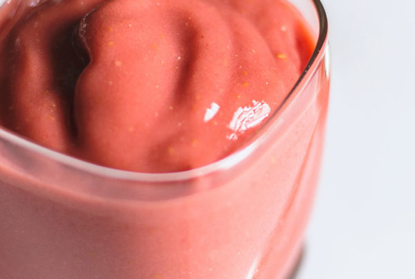 Glass of a Raspberry Smoothie