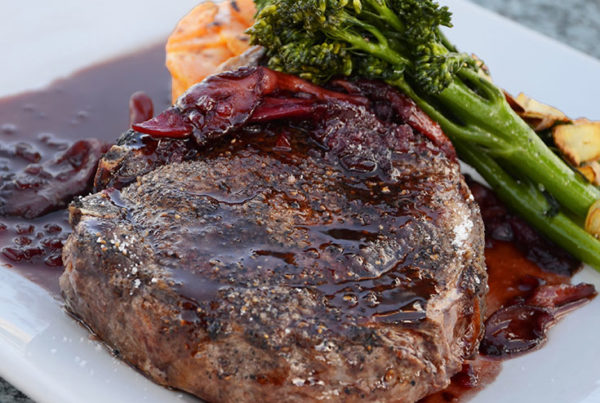Beautifully Plated Steak & Veggies