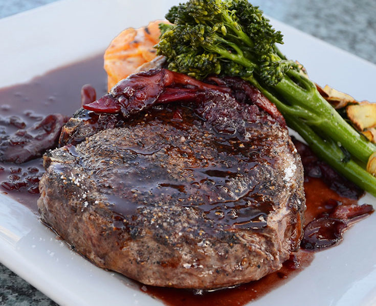 Beautifully Plated Steak & Veggies